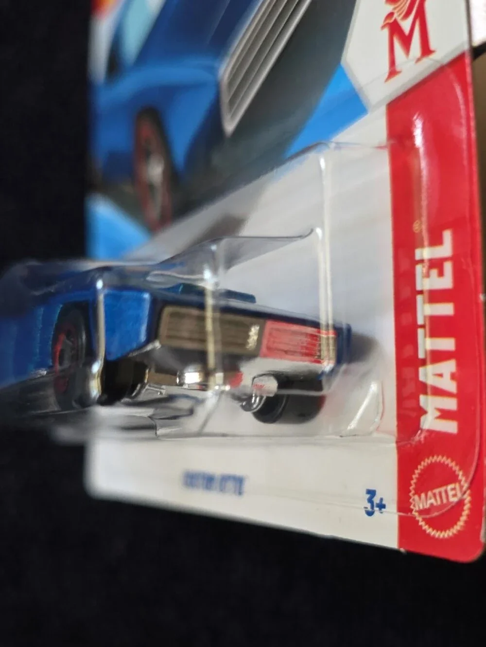 Mattel Hot Wheels Custom Otto - Metallic Blue with Red Accents
